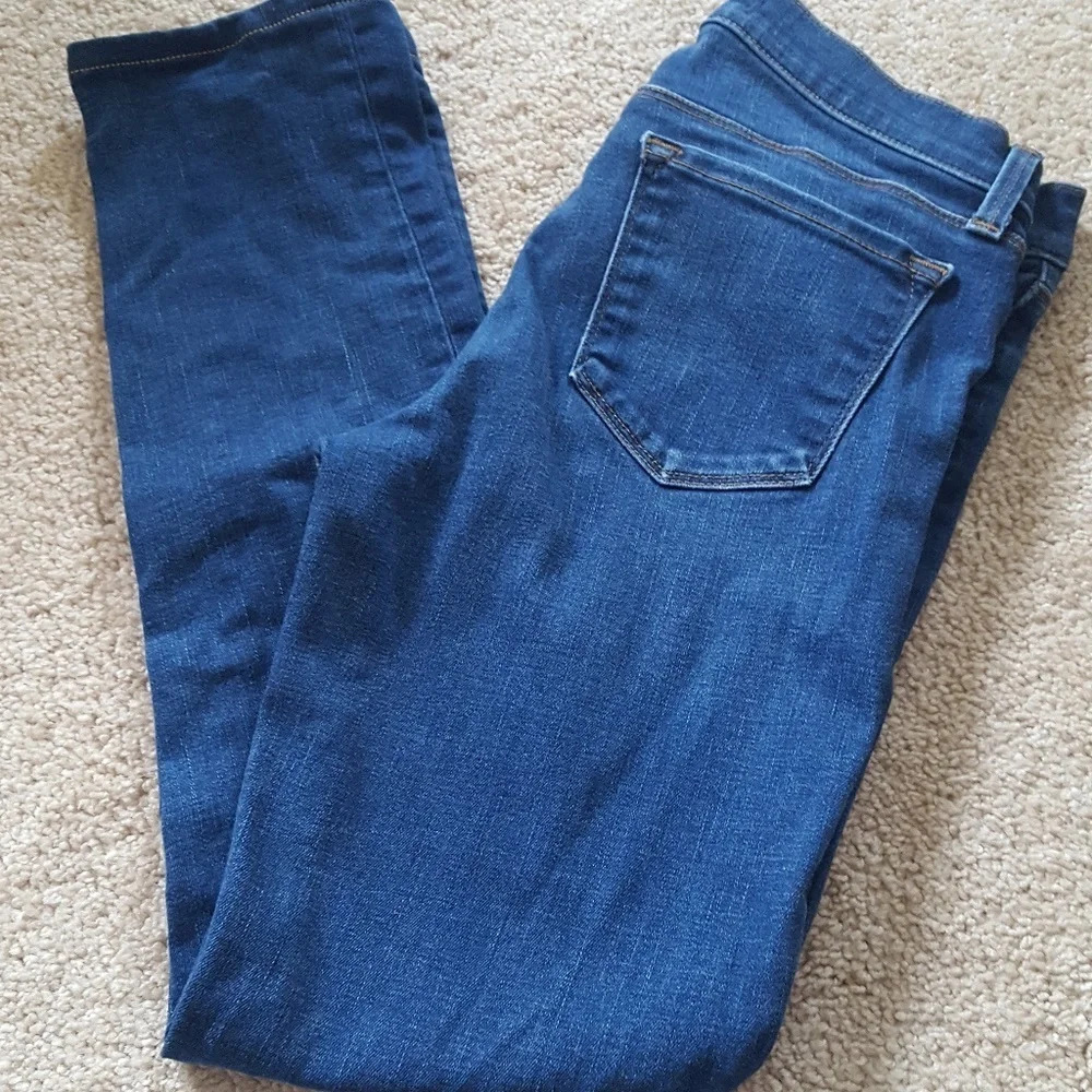 J Brand Skinny Leg Jeans Waltz Wash Hemmed 27